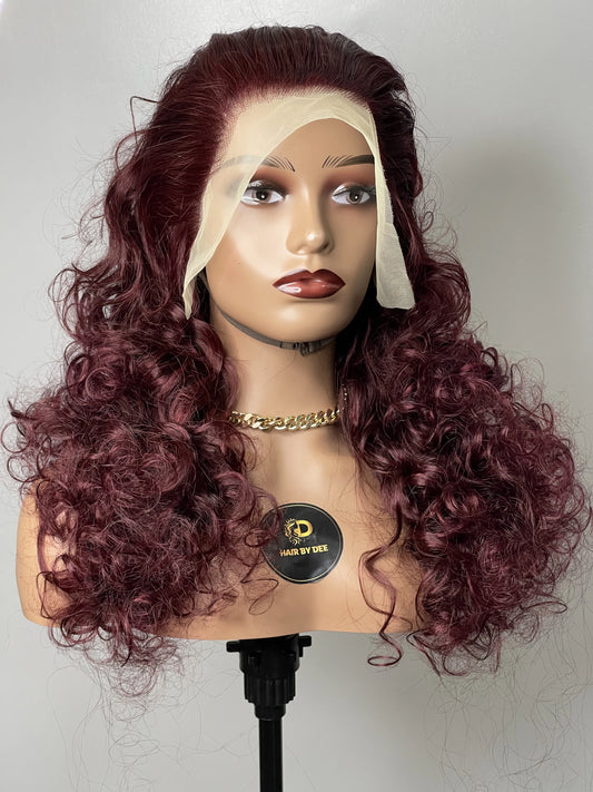 Full Frontal Lace Fumni Curly Wig